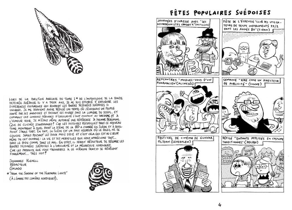 Rayon frais - Une anthologie suedoise de la bande dessinee (pl1)