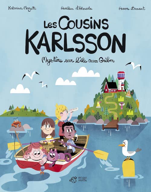 Les cousins Karlsson, en BD - 01 - Mystère sur l'île aux Grèbes