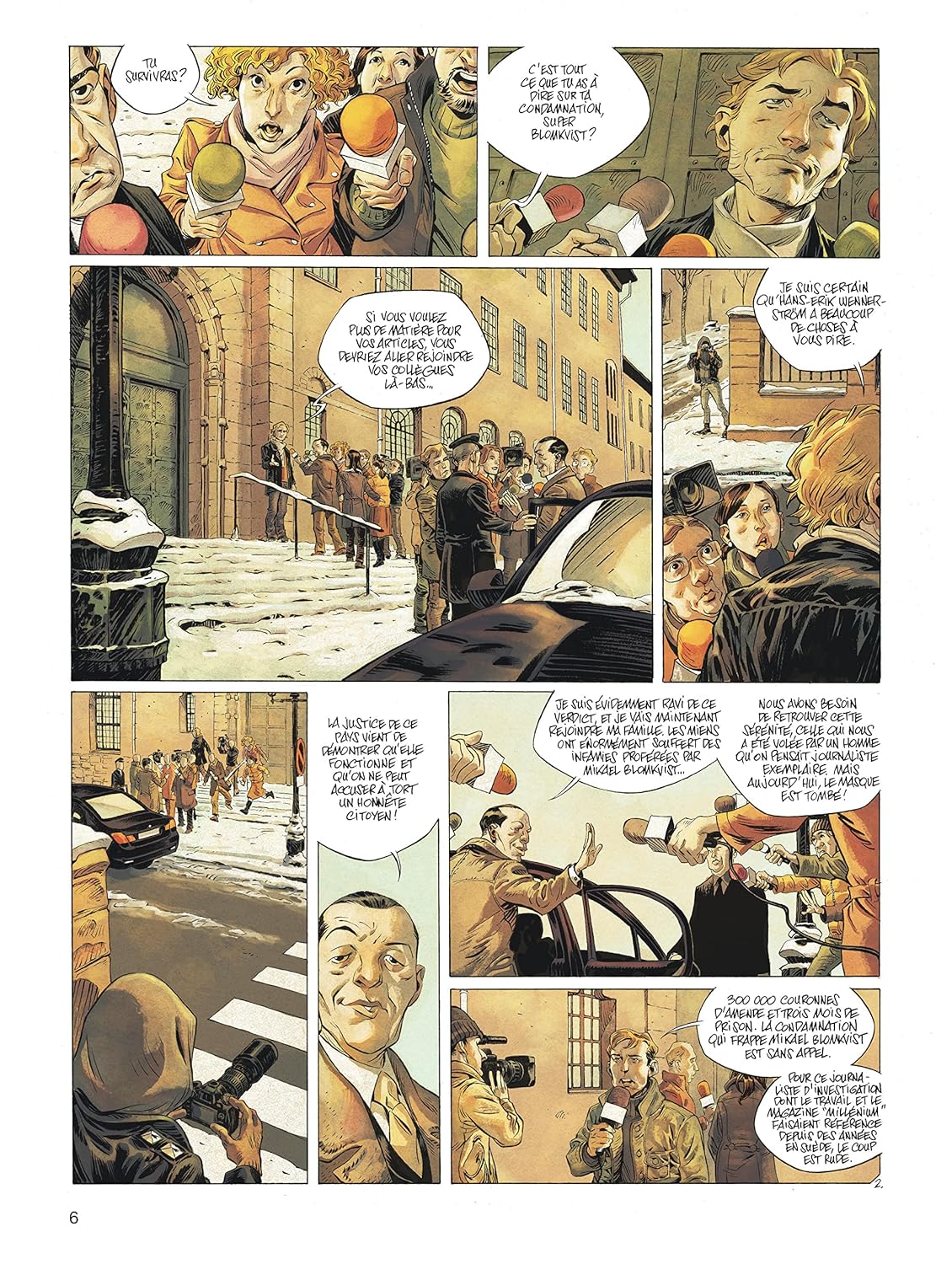 Sylvain RUNBERG et HOMS : Millénium en BD - 1 - Les hommes qui n'aimaient pas les femmes