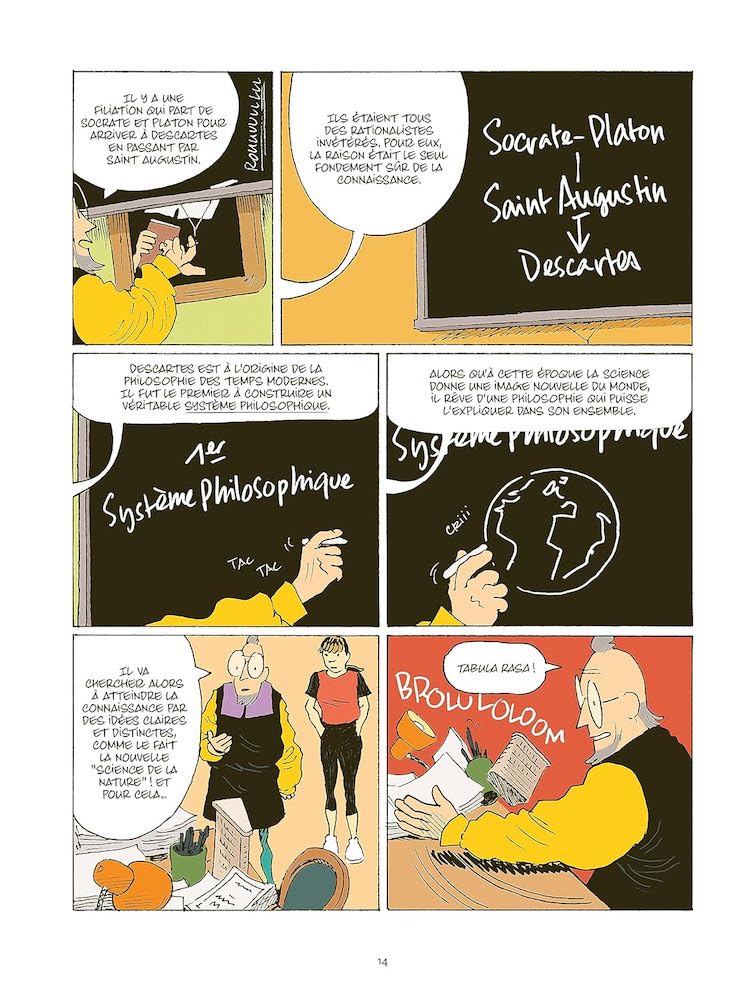 Jostein GAARDER, Vincent Zabus Nicoby - Le Monde de Sophie - La Philo de Descartes a nos jours - tome 2